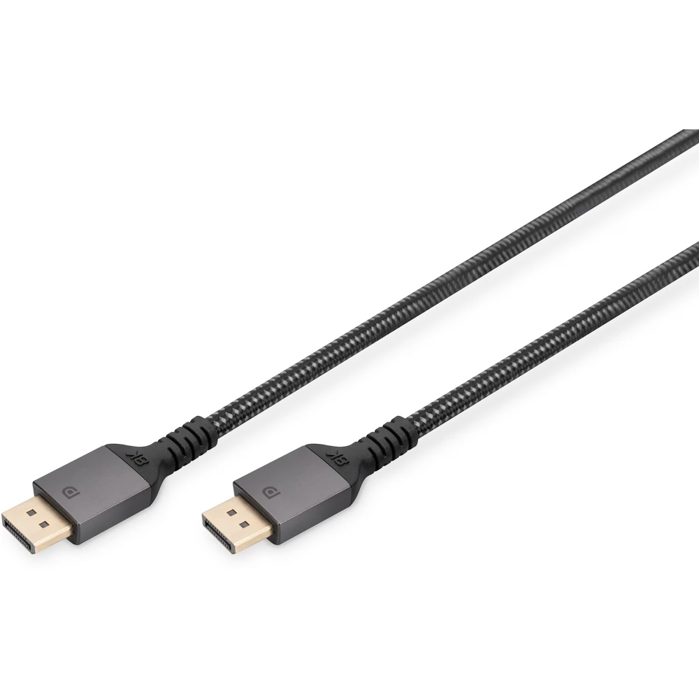 DIGITUS DisplayPort 1.4 Összekötő Fekete 2m DB-340201-020-S