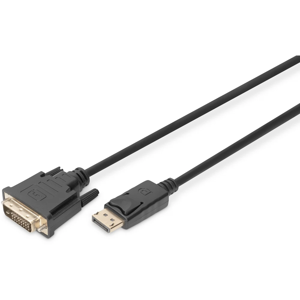 DIGITUS DisplayPort DVI-D Átalakító Fekete 3m DB-340301-030-S