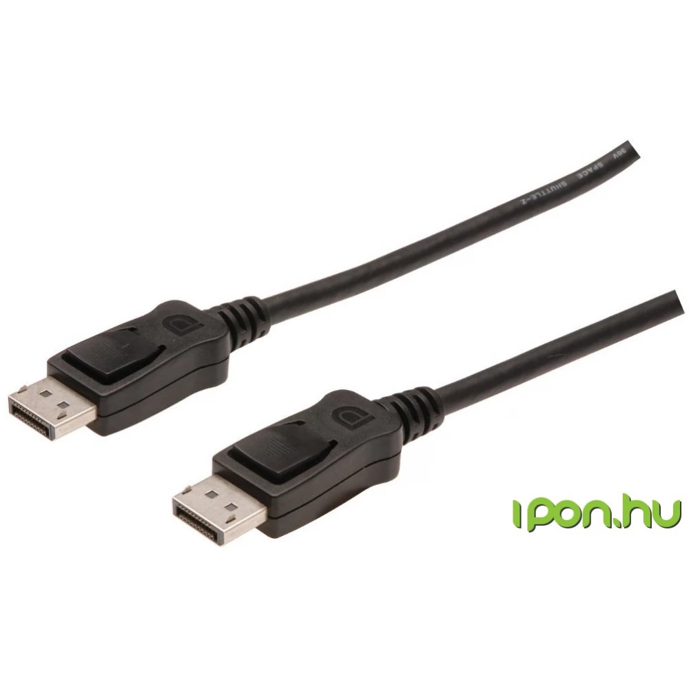 DIGITUS DisplayPort Összekötő Fekete 10m AK-340100-100-S