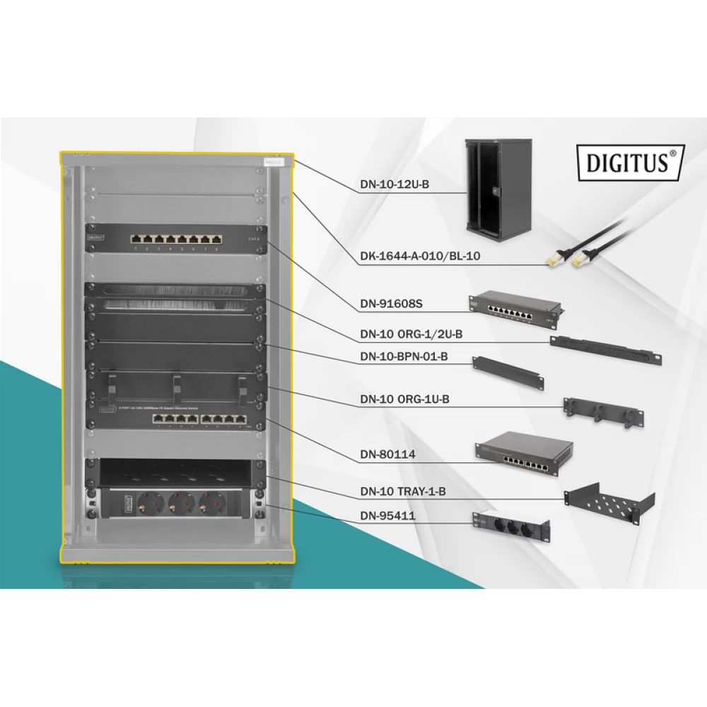DIGITUS DN-10-SET-3-B