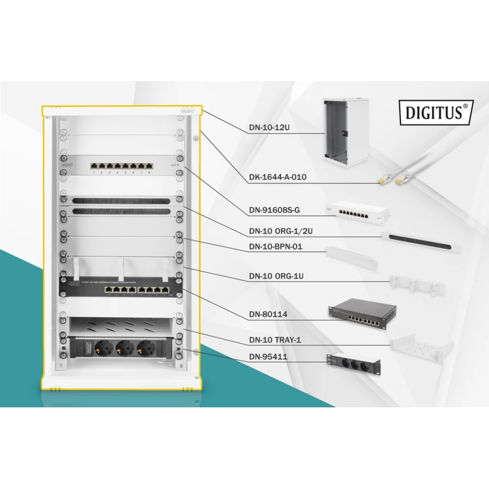 DIGITUS DN-10-SET-3 Network Set