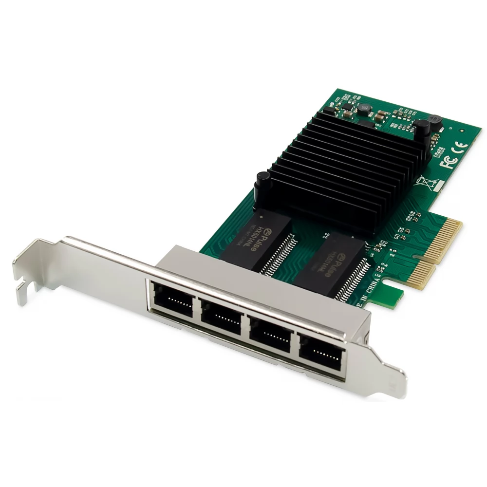 DIGITUS DN-10114 4 port Gigabit Ethernet network card RJ45 PCI Express Intel I350