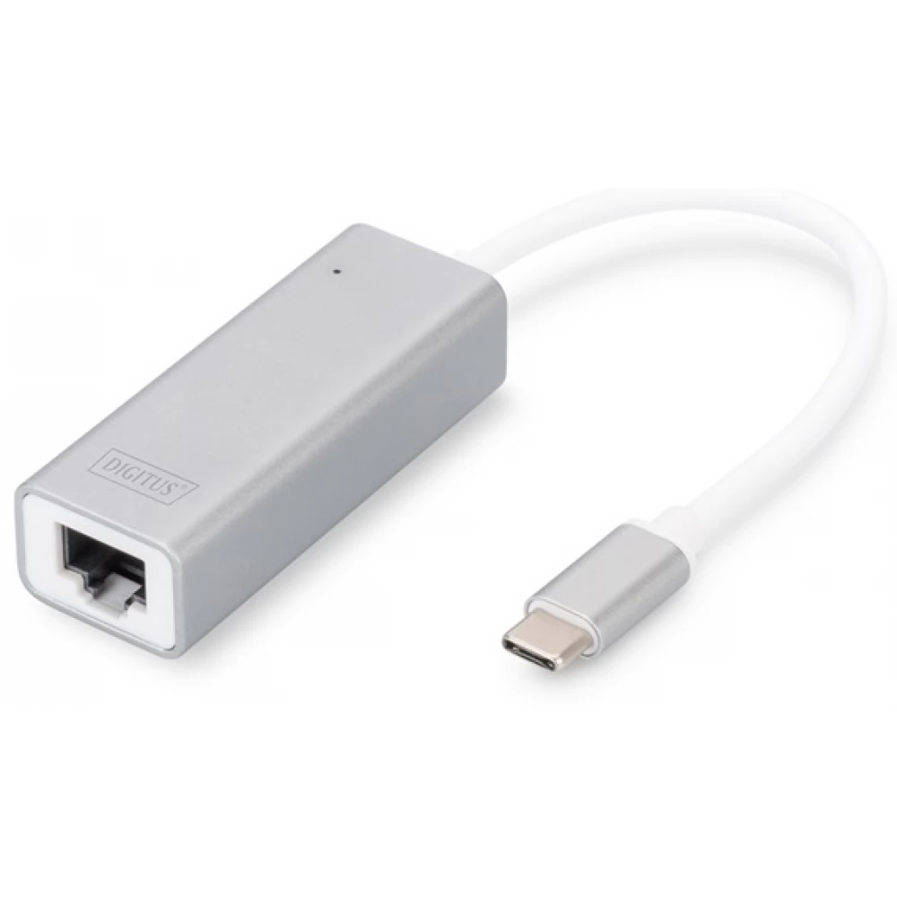 DIGITUS DN-3024 USB 3.0 Type C UTP Átalakító 10cm 1Gbps fehér