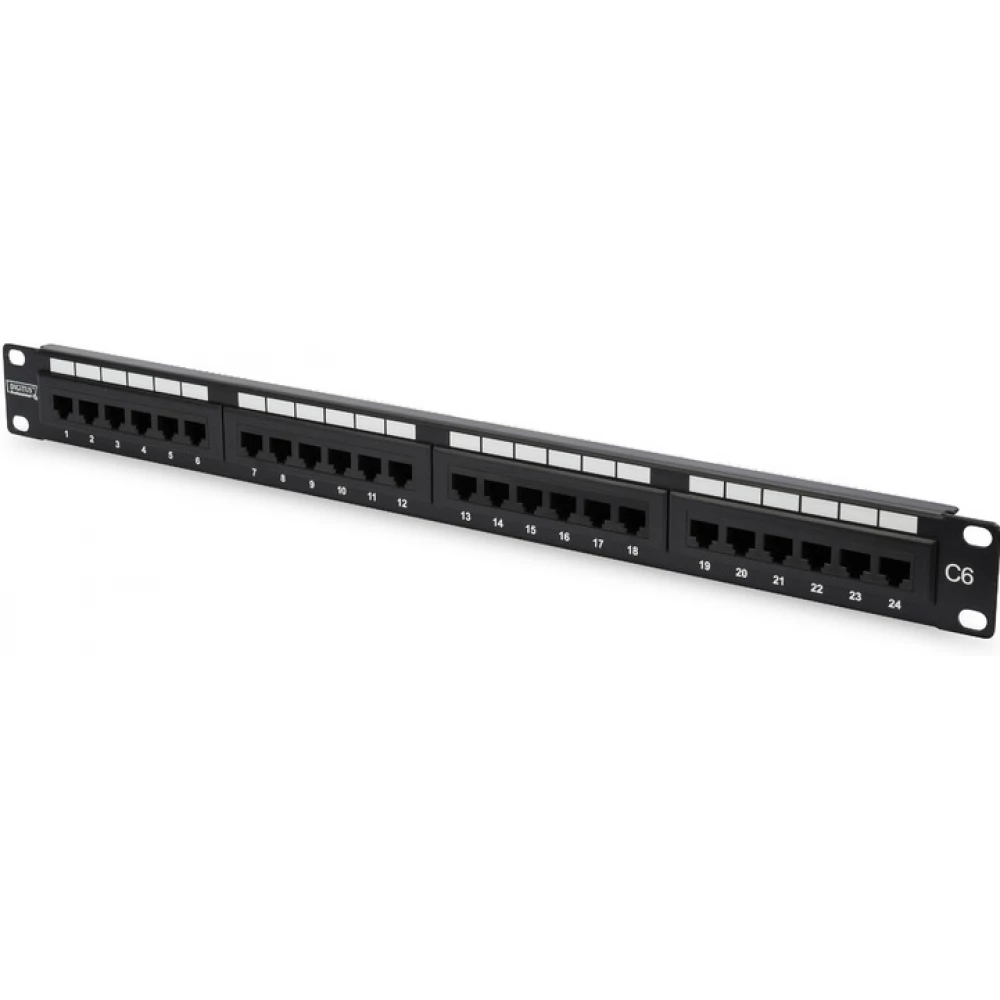 DIGITUS DN-91624U 1U 19" 24 Port Cat6 Patch Panel