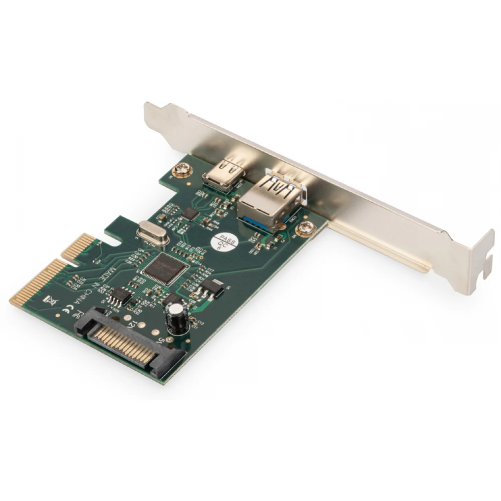 DIGITUS DS-30225 PCIe card USB Type-C + USB-A