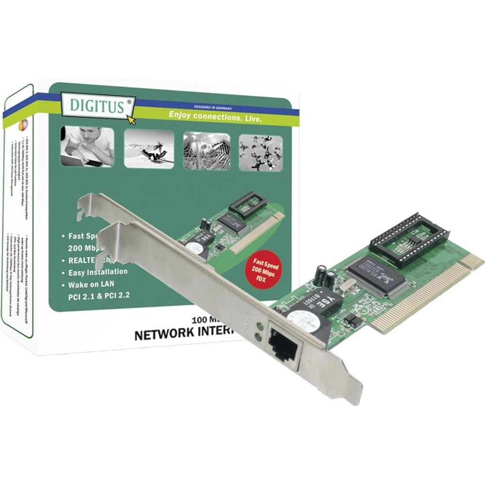 DIGITUS Fast Ethernet PCI network card