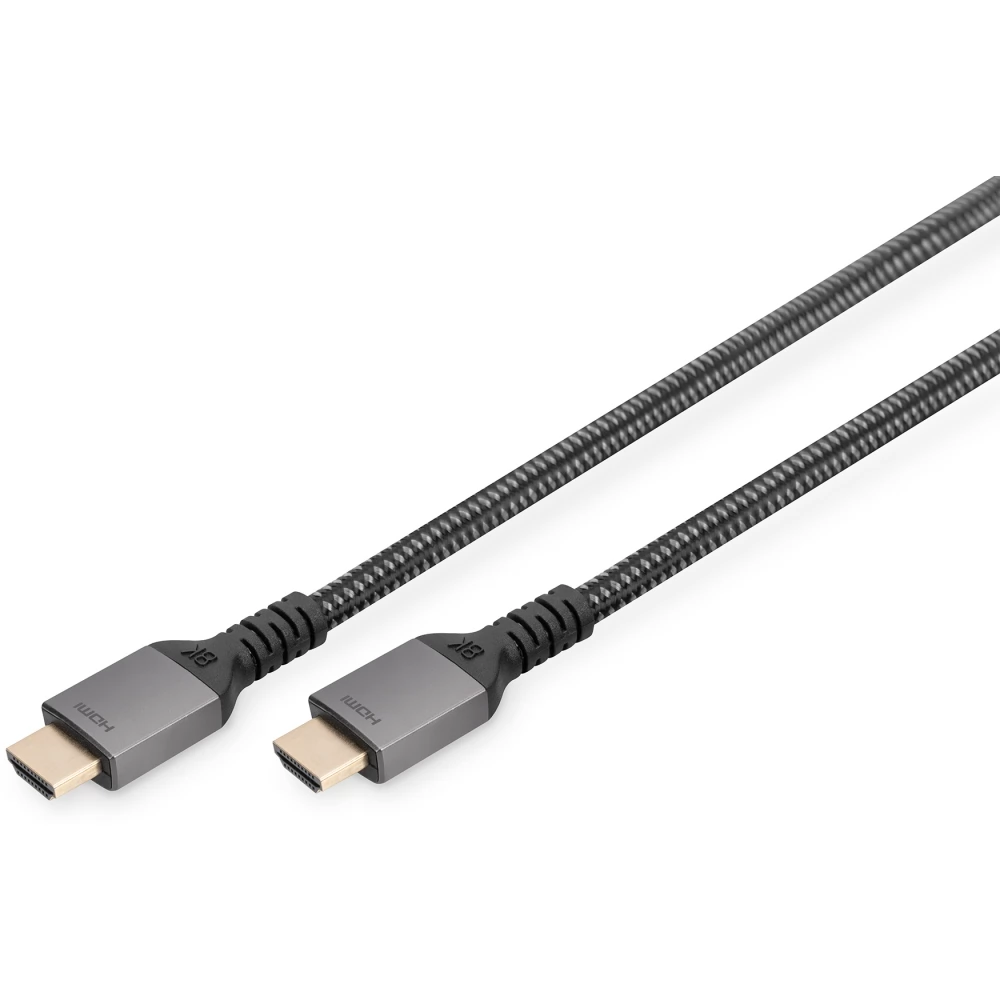 DIGITUS HDMI 2.1 Összekötő Fekete 1m DB-330200-010-S