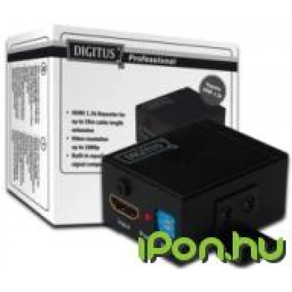 DIGITUS HDMI Jelerősítő Fekete 10cm DS-55901