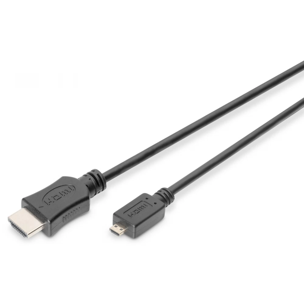 DIGITUS HDMI Micro HDMI Átalakító Fekete 2m DB-330109-020-S