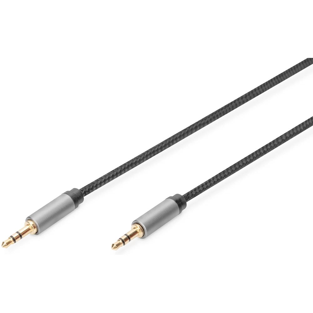 DIGITUS Jack Összekötő Fekete 1.8m DB-510110-018-S