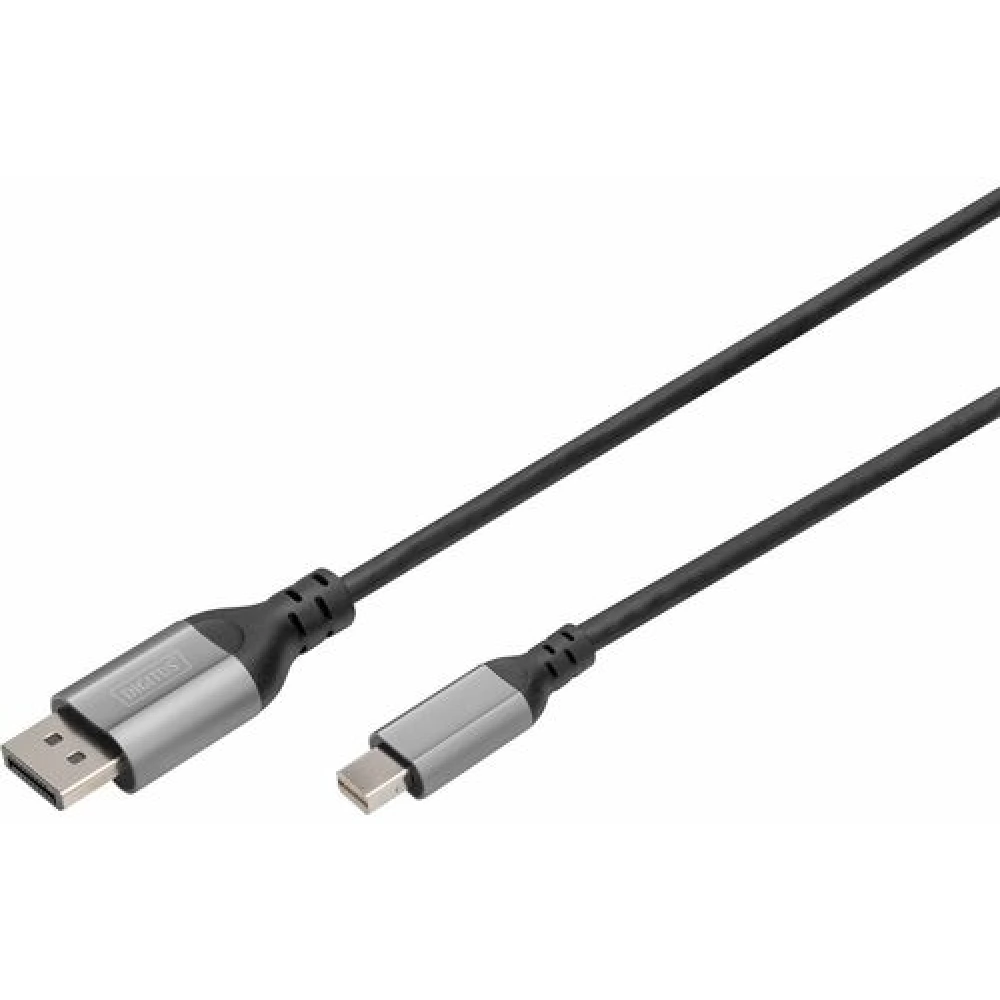 DIGITUS Mini DisplayPort 1.4 Átalakító Fekete 2m DB-340106-020-S