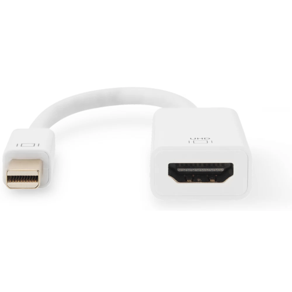 DIGITUS Mini DisplayPort HDMI Átalakító Fehér 20cm DB-340416-002-W