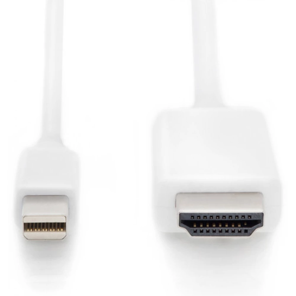 DIGITUS Mini DisplayPort HDMI Átalakító Fehér 2m AK-340304-020-W