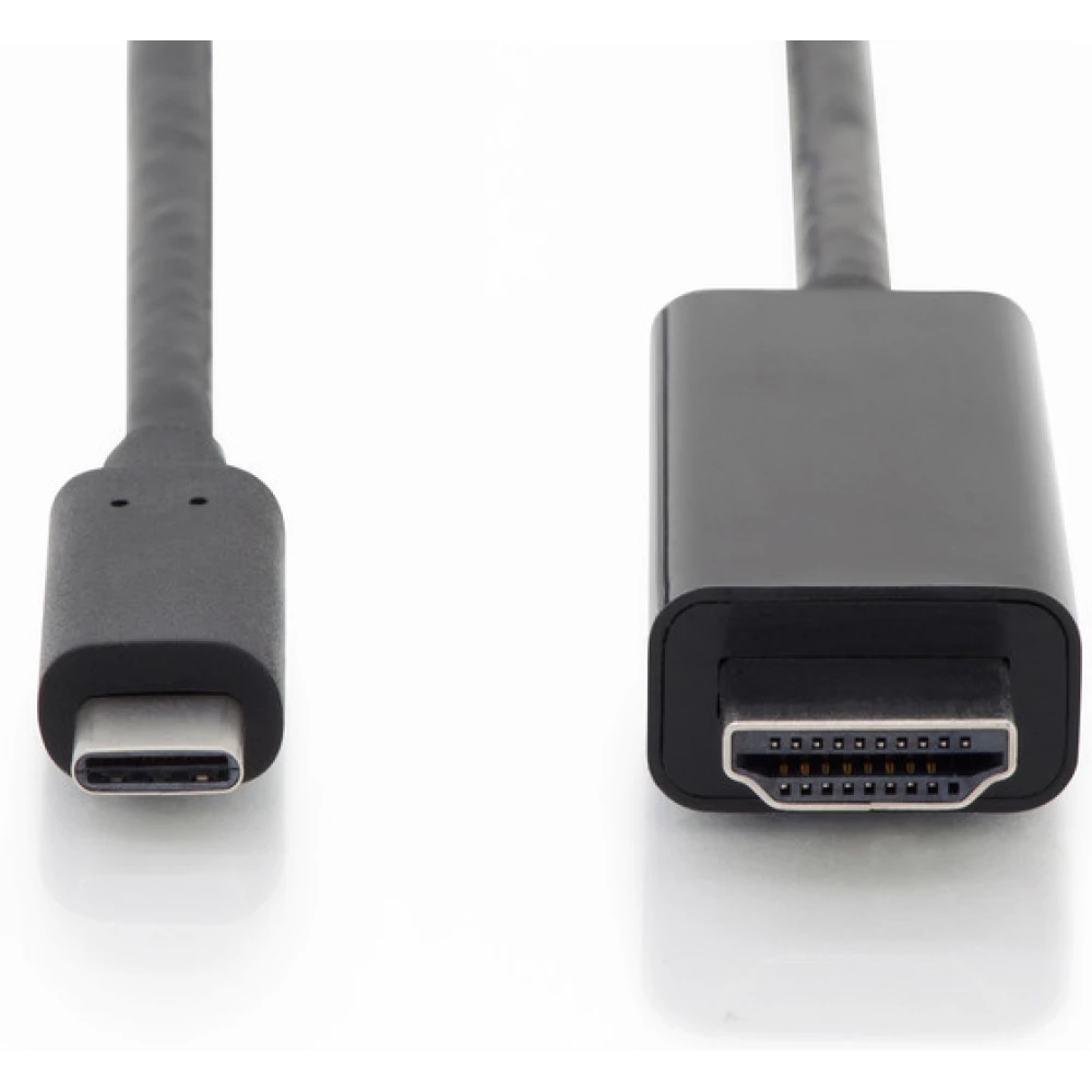 DIGITUS USB 3.1 Type C HDMI Átalakító Fekete 2m AK-300330-020-S