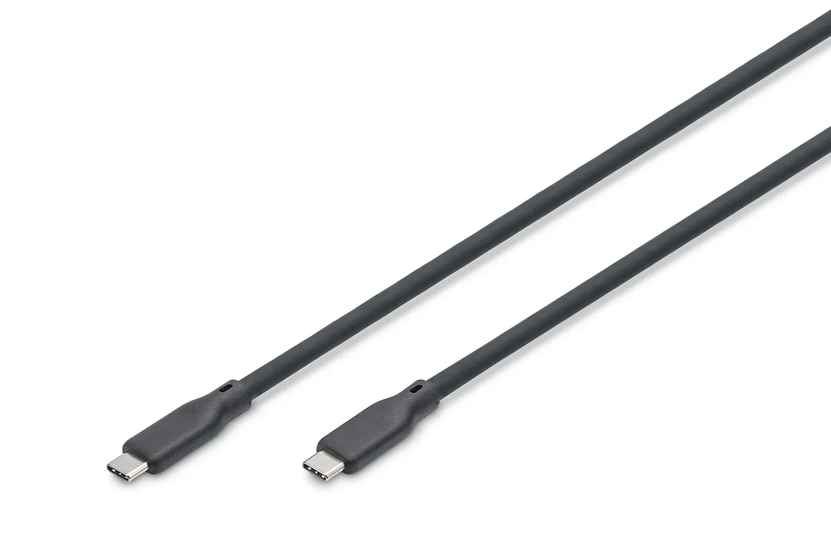 DIGITUS USB 4.0 Type C Összekötő Fekete 1m AK-300344-010-S