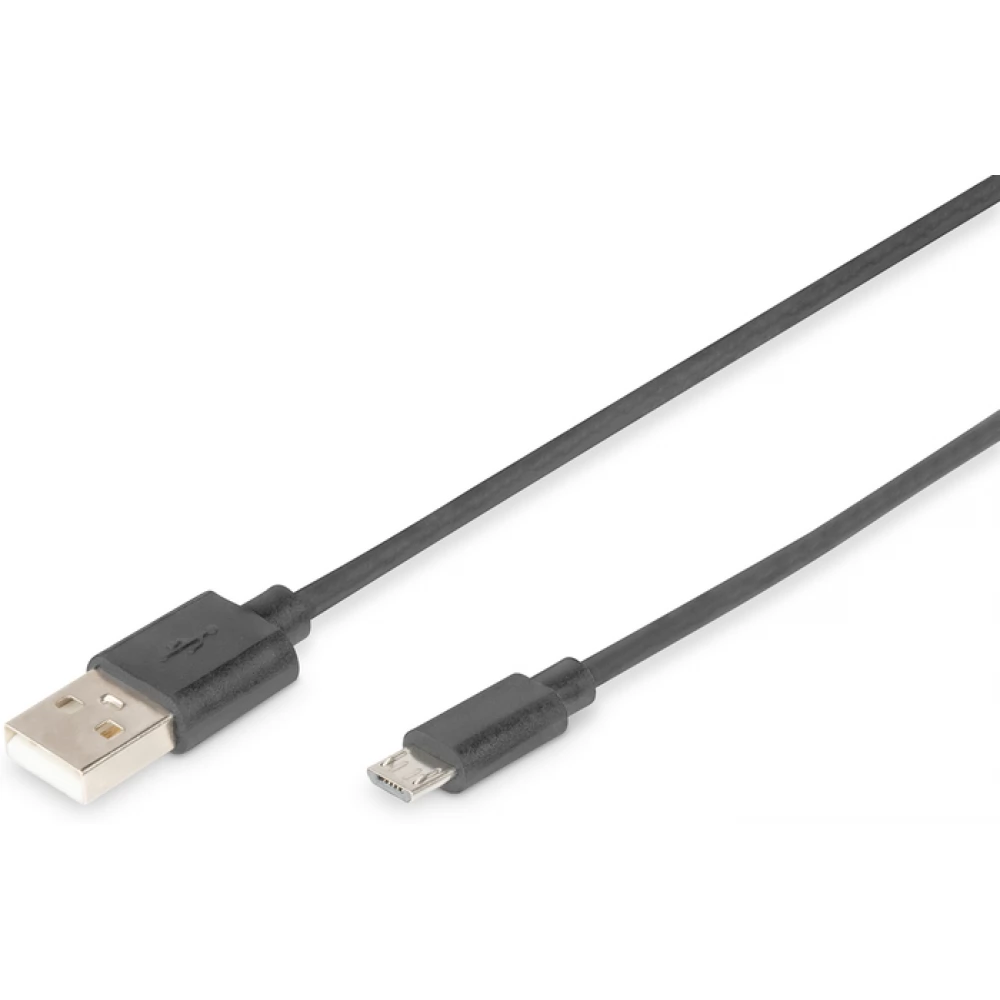 DIGITUS USB Micro USB Átalakító Fekete 1m DB-300127-010-S
