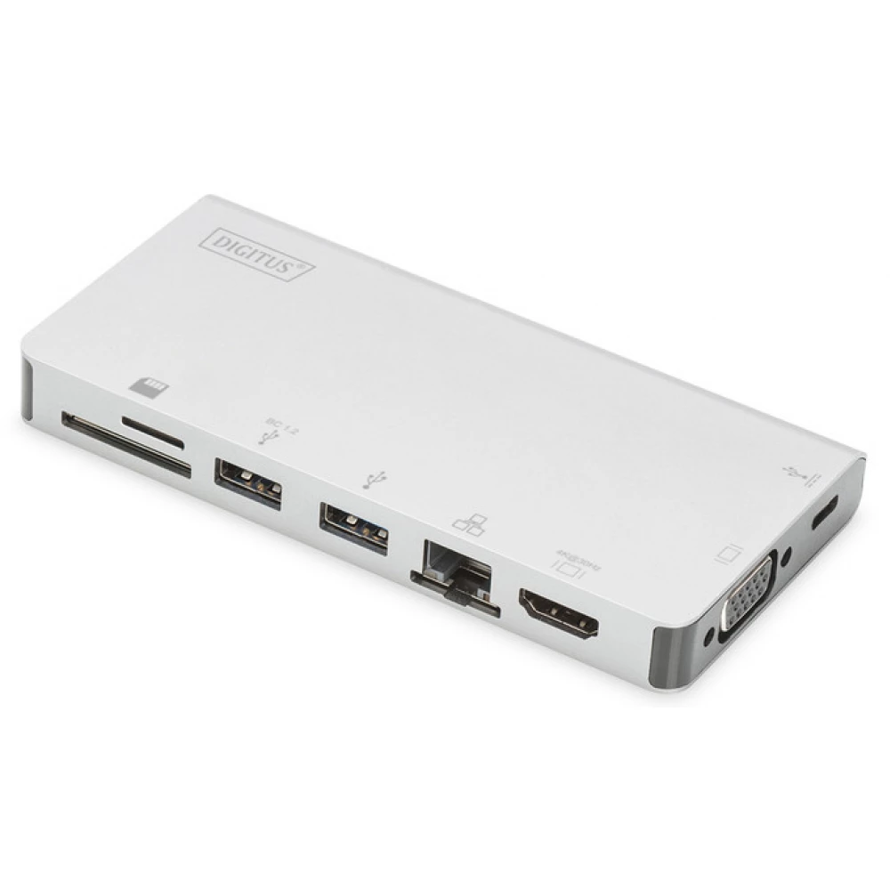 DIGITUS USB Type-C Multiport Travel Dock 8-Port