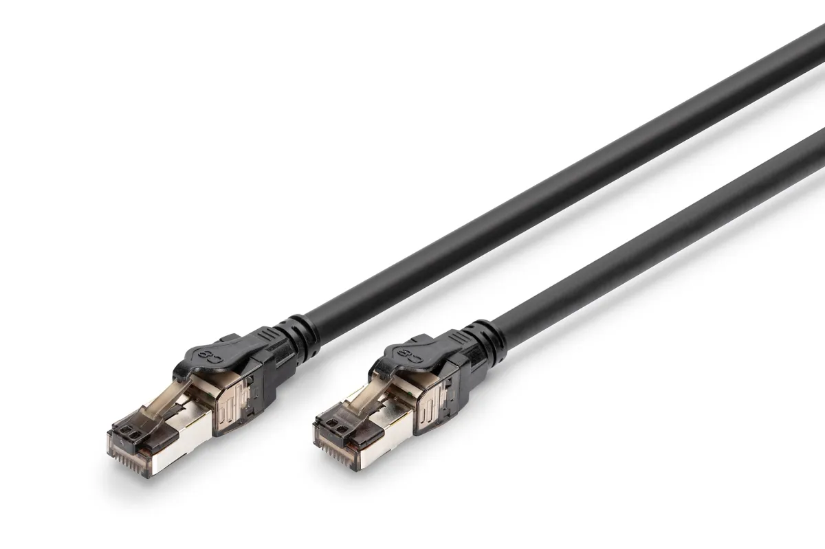 DIGITUS UTP Összekötő Fekete 1m DK-1843-010