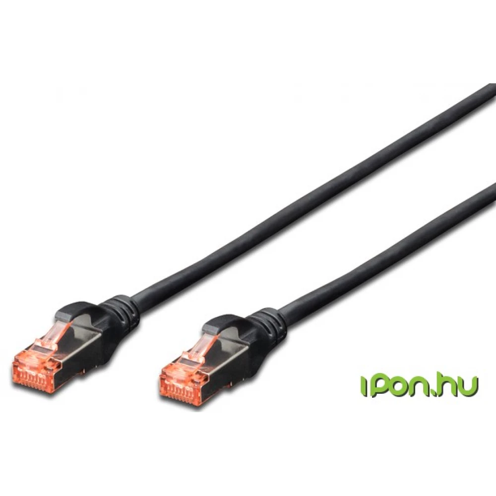 DIGITUS UTP Összekötő Fekete 5m DK-1644-050/BL