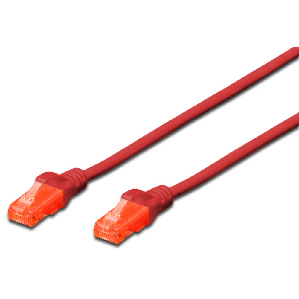 DIGITUS UTP Összekötő Piros 10m DK-1617-0025/R