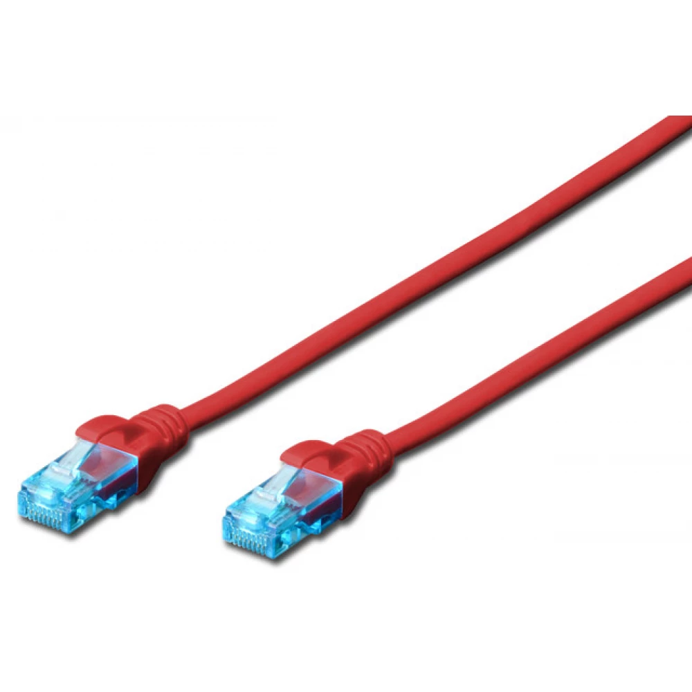 DIGITUS UTP Összekötő Piros 2m DK-1511-020/R