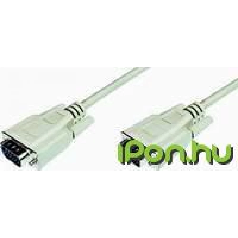 DIGITUS VGA/D-Sub Összekötő Fehér 10m AK-310103-100-E