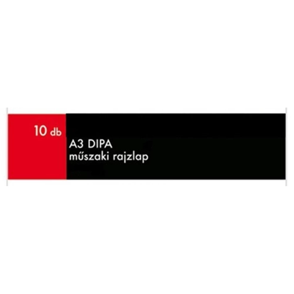 Dipa A3 10 darab rajzkarton