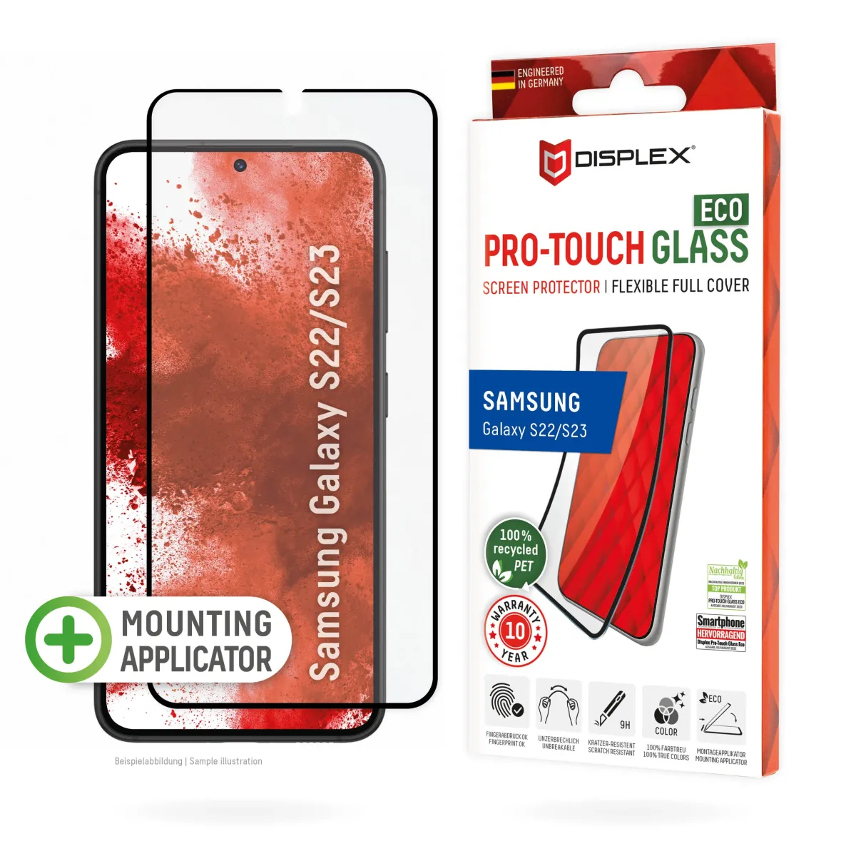 DISPLEX Pro-Touch Screen Protector Samsung Galaxy S22/S23