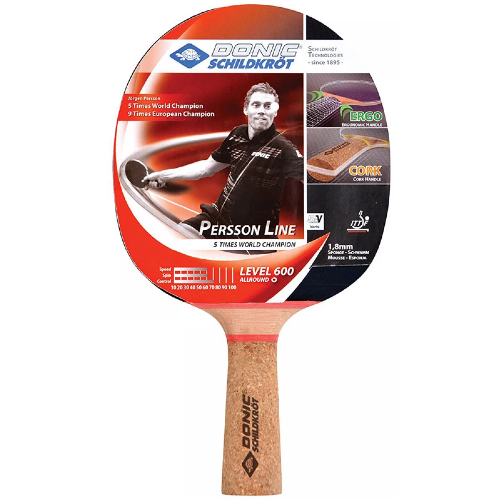 DONIC-SCHILDKRÖT Persson 600 ping-pong ütő