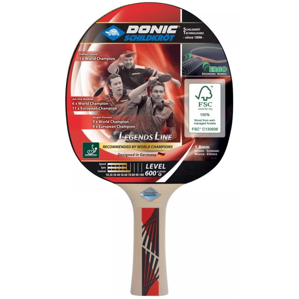 DONIC-SCHILDKRÖT Ping-pong ütő Legends 600 FSC