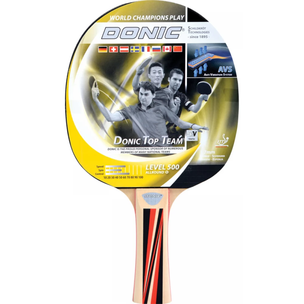 DONIC-SCHILDKRÖT Top Team 500 ping-pong ütő