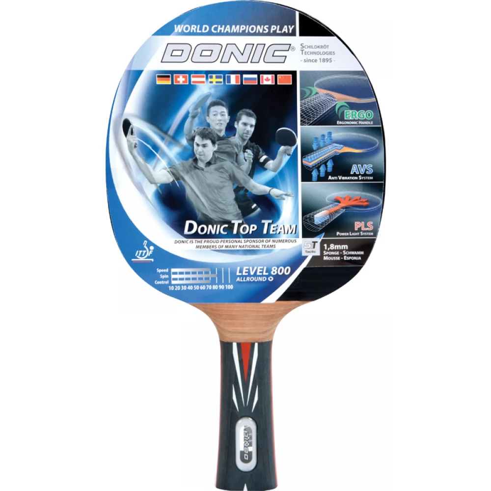DONIC-SCHILDKRÖT Top Team 800 ping-pong ütő