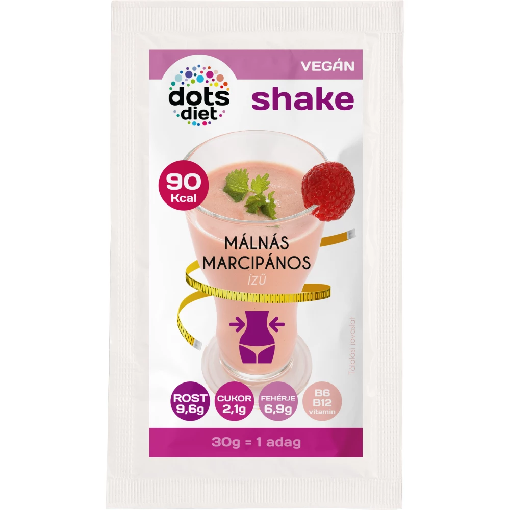 DOTSDIET Dotsdiet shake por málnás-marcipános ízű 30 g