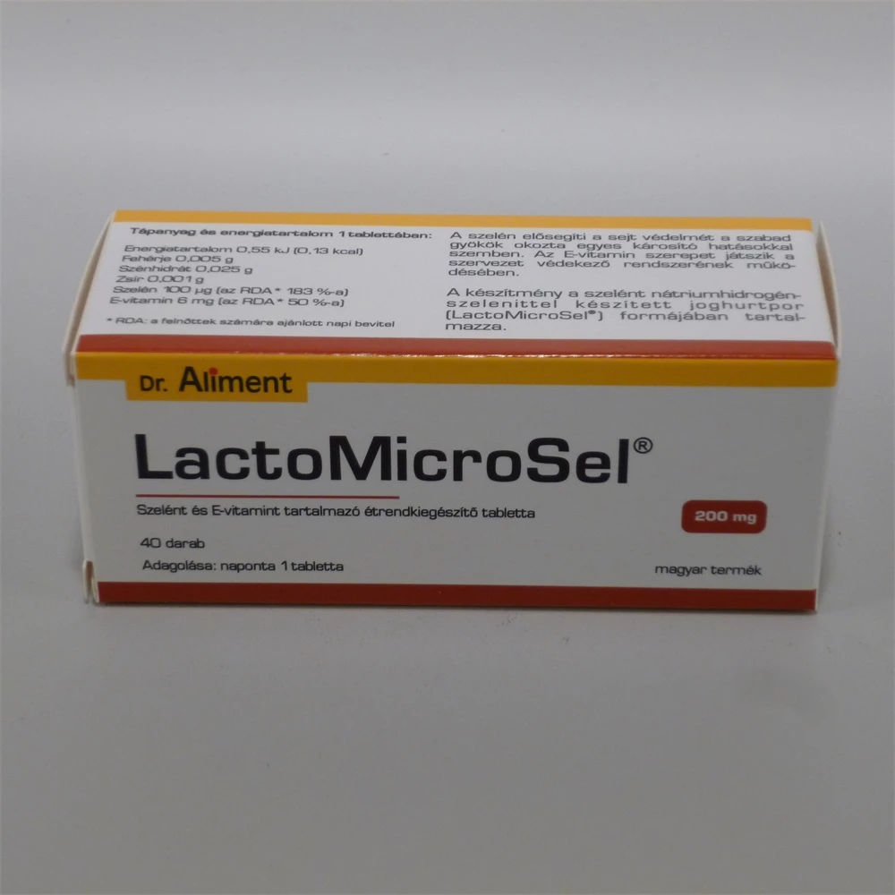 Dr Aliment Dr.aliment lactomicrosel tabletta 40 db