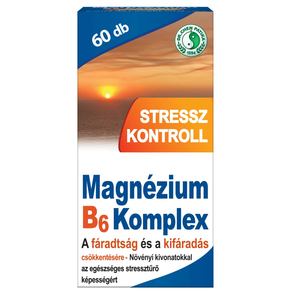 Dr Chen Dr.chen magnézium B6 komplex stressz kontroll tabletta 60 db