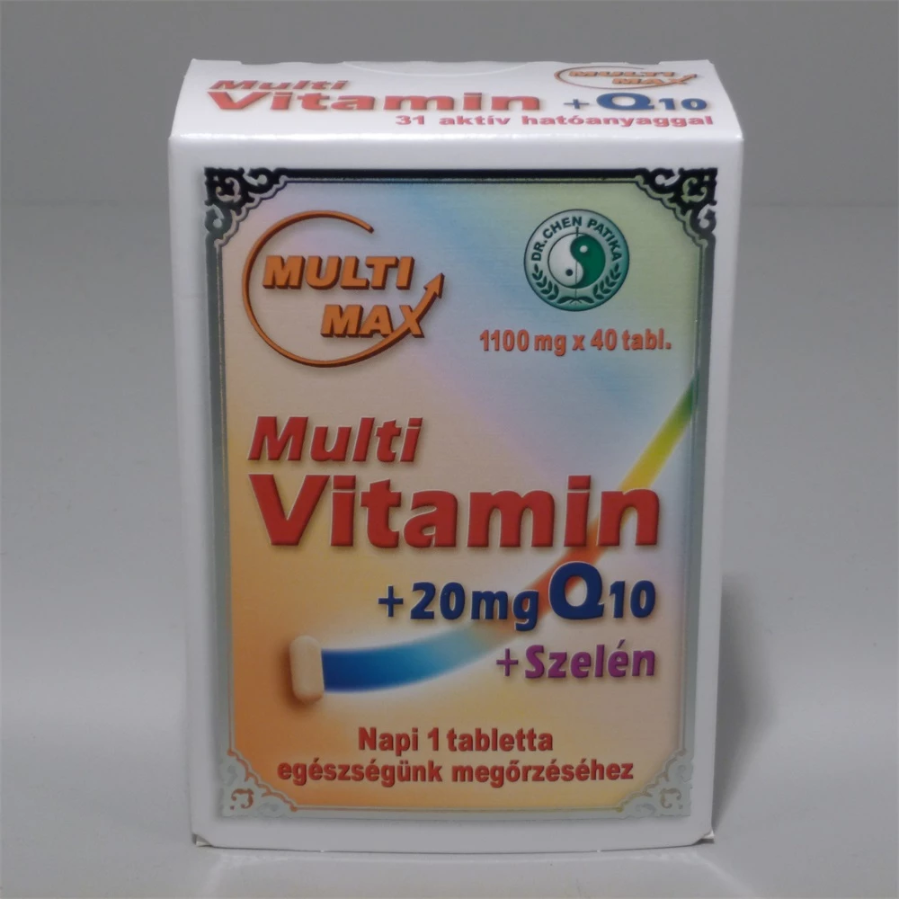 Dr Chen Dr.chen multimax vitamin+q10+szelén tabletta 40 db