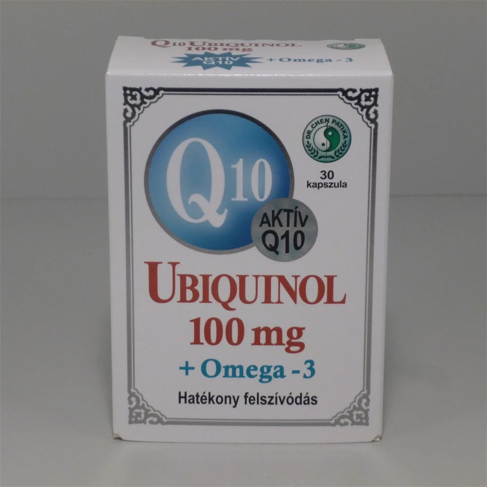 Dr Chen Dr.chen q10 ubiquinol 100mg+omega3 kapszula 30 db