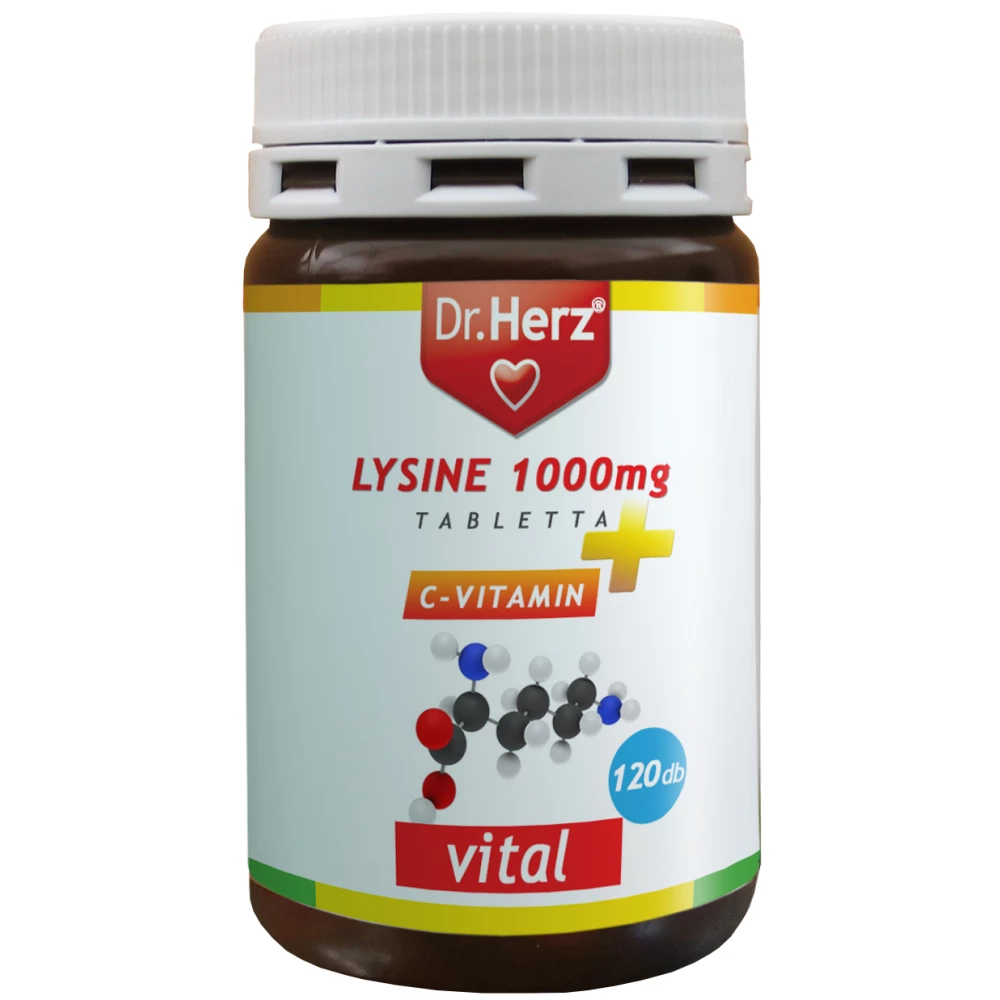 Dr Herz Dr.herz lysine-hcl 1000mg tabletta 120 db