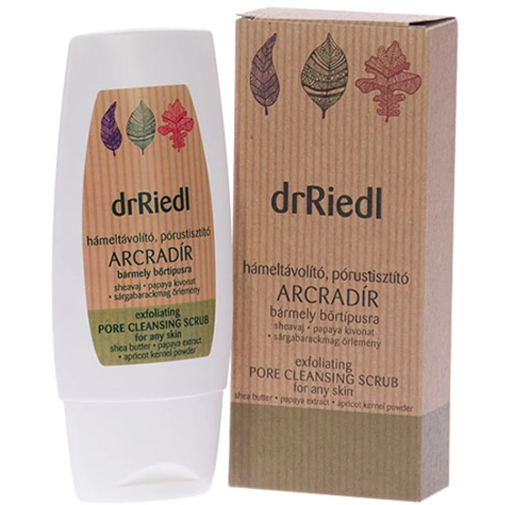Dr Riedl hámeltávolítópórustisztító arcradír 100 ml