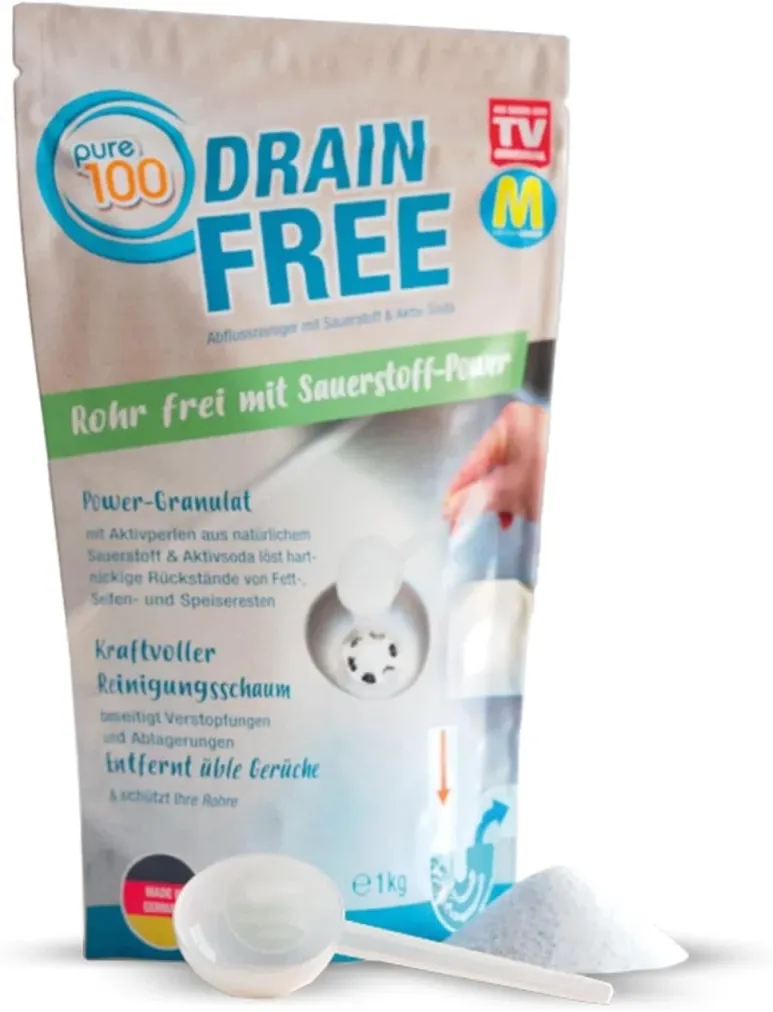 DRAIN FREE M32413 Pure100 Lefolyótisztító