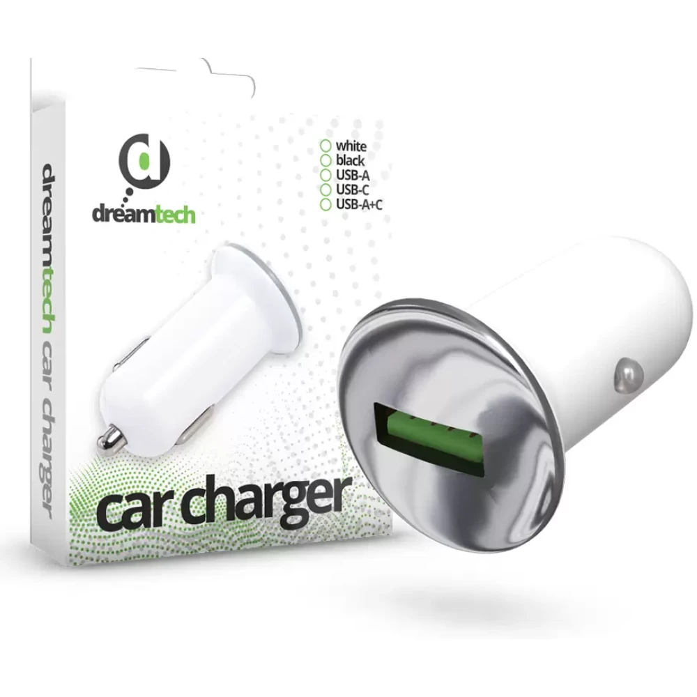 DREAMTECH QC3.0 autós töltő USB-A csatlakozóval