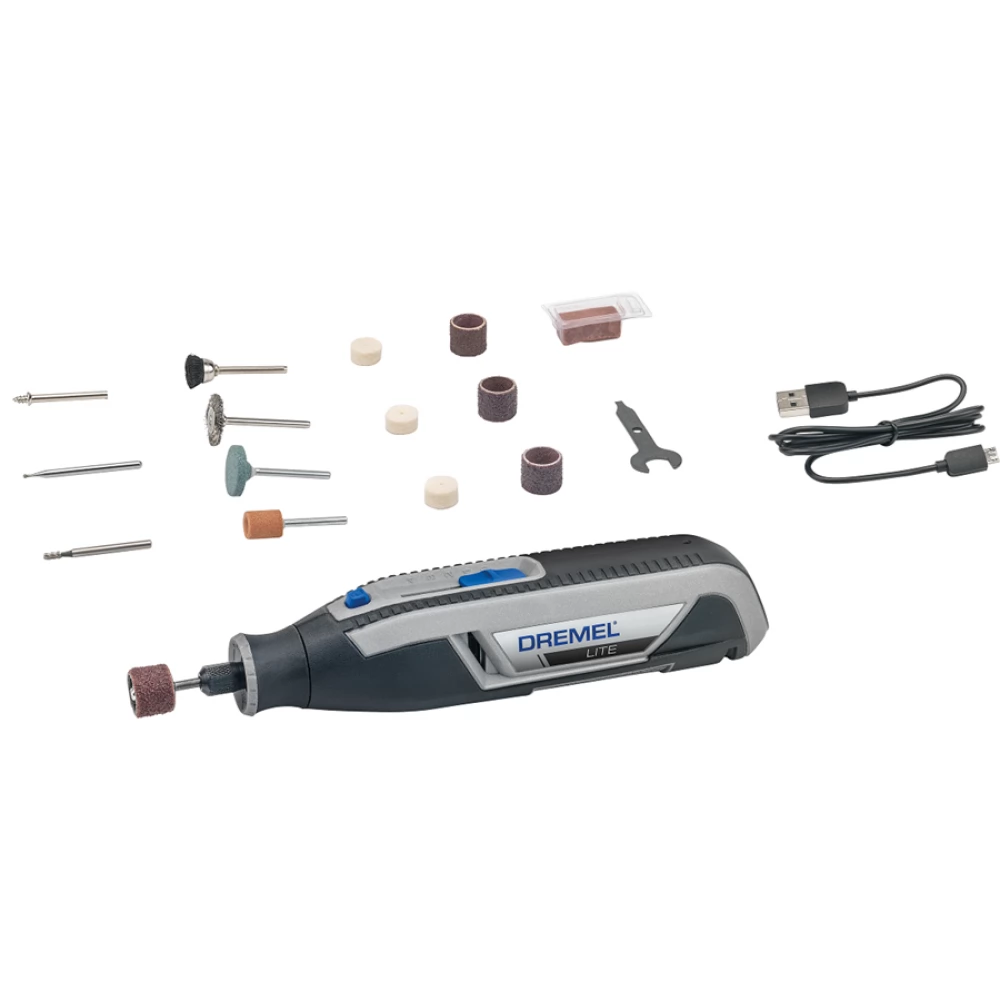 DREMEL 7760-15 15 db-os akkumulátoros multifunkcionális szerszámkészlet