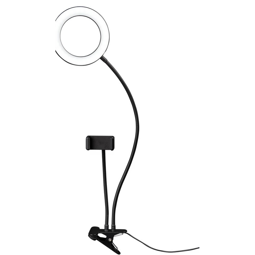 DÖRR D371043 SLR-16 Bi-Color hajlítható karú LED körlámpa telefon tartóvalcsipesszel
