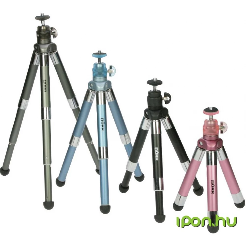 DÖRR D380474 Black Mini Click Pod Tripod for Compact Cameras
