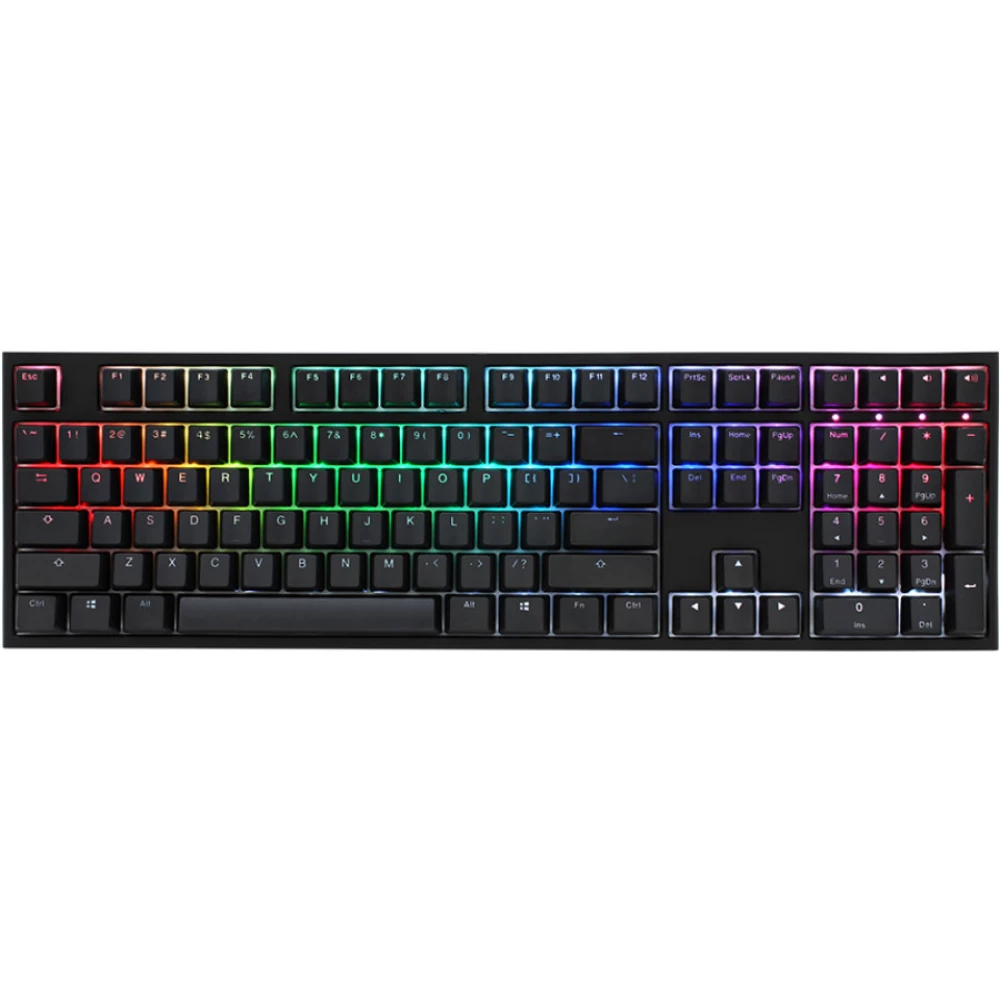 DUCKYCHANNEL ONE 2 RGB MX Blue US Angol fekete