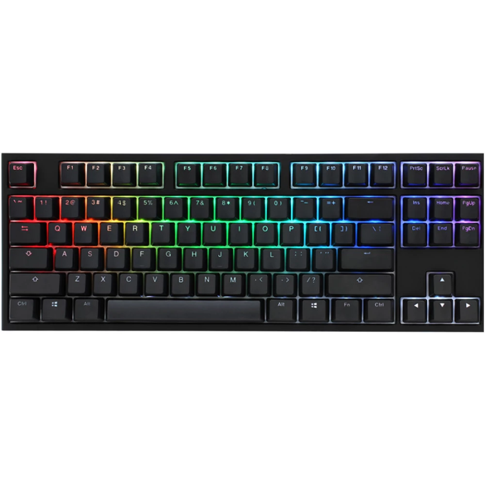 DUCKYCHANNEL ONE 2 RGB TKL MX Speed Silver Magyar fekete