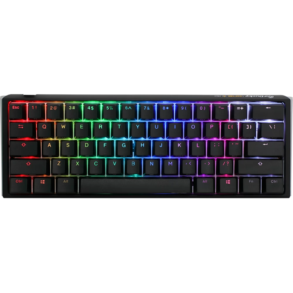 DUCKYCHANNEL ONE 3 Mini RGB MX Red Magyar fekete