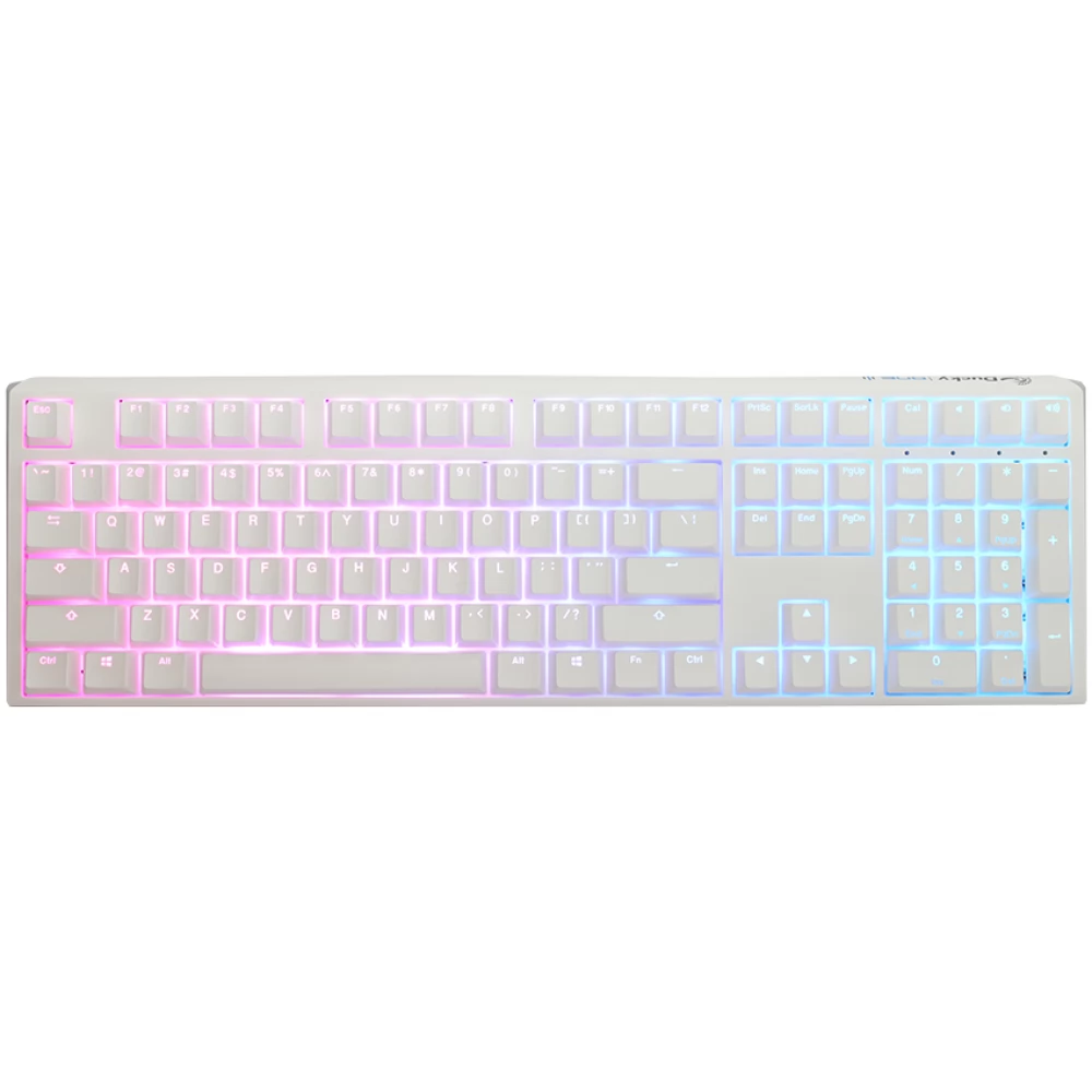 DUCKYCHANNEL ONE 3 RGB MX Black Magyar fehér