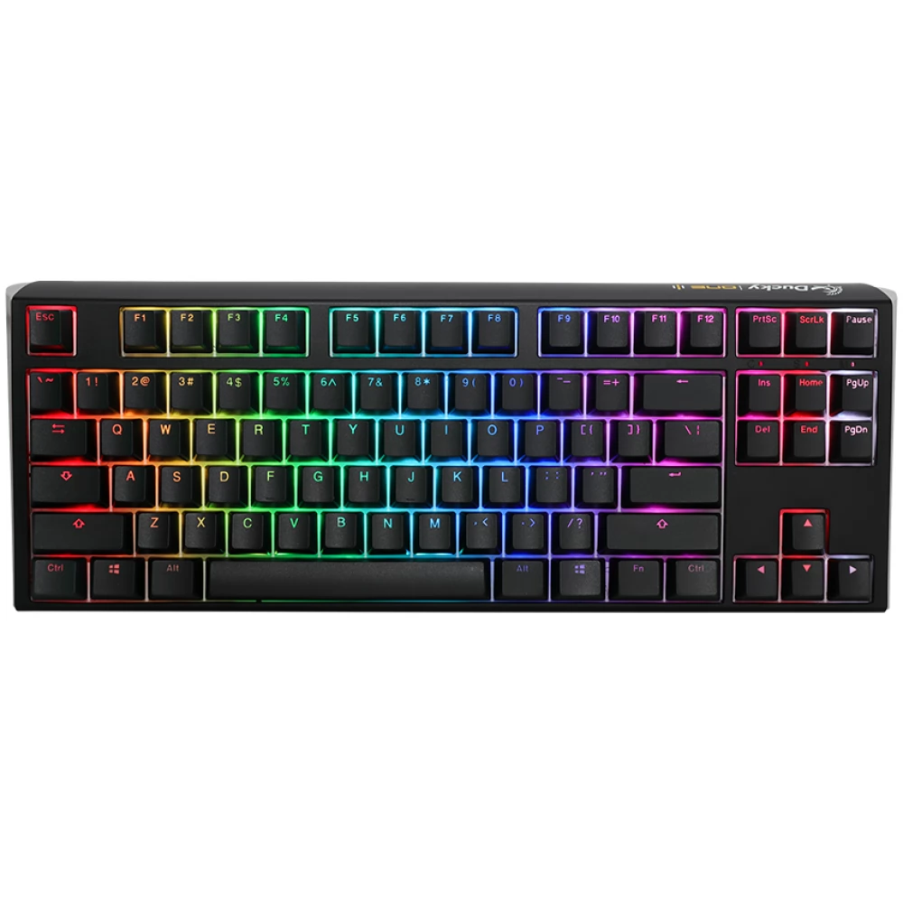 DUCKYCHANNEL ONE 3 TKL RGB MX Red Magyar fekete