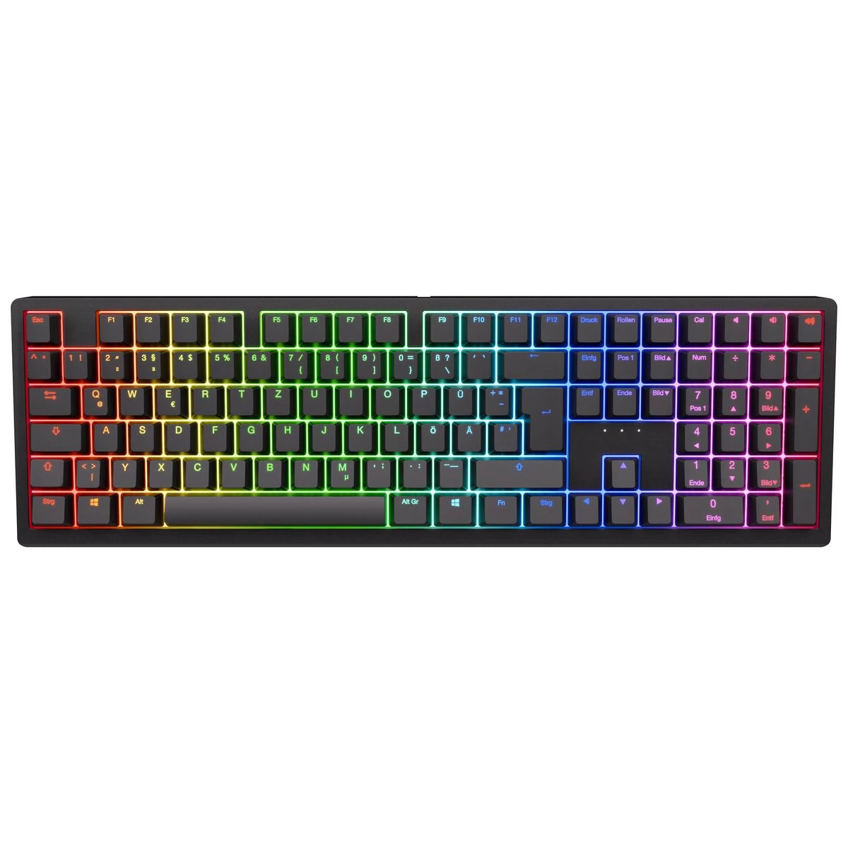 DUCKYCHANNEL Zero 6108 Classic Wireless MX2A Blue Német fekete